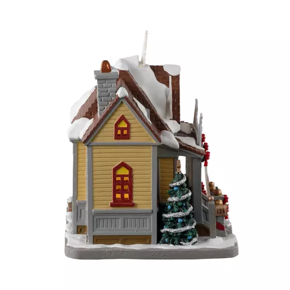 Village de Noël Lemax à piles lumineux Chalet Rockledge 2