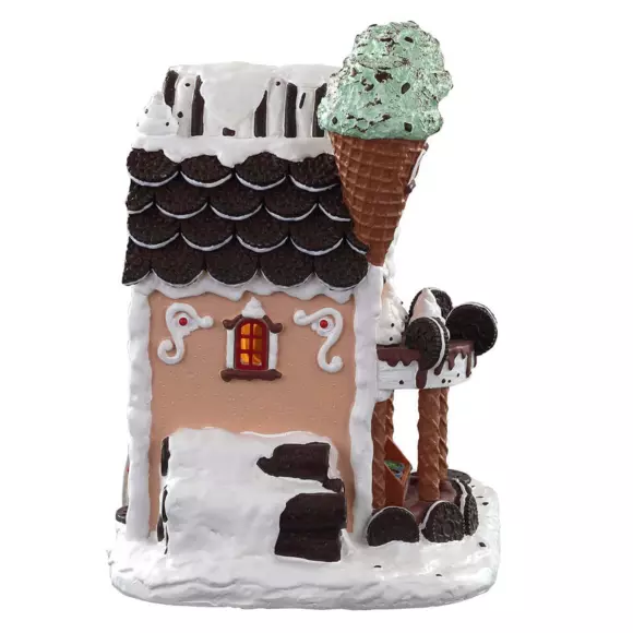 Village de Noël Lemax à piles lumineux Glacier Cookies n' cream 3