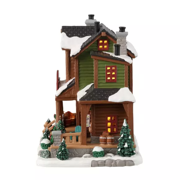 Village de Noël Lemax à piles lumineux Cidrerie White Moutain 2