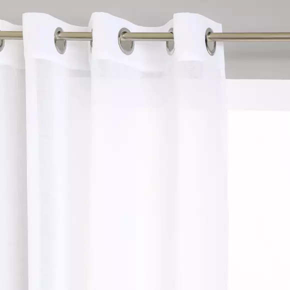 Visillo(140 x 260 cm) Etamine Blanco 2