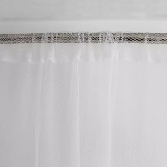 Voilage moustiquaire (140 x 240 cm) Moustik Blanc 3