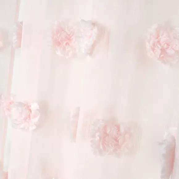 Visillo (140 x 260 cm) Pompinou Rosa palo 3