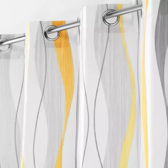 Cortina semi opaca (140 x 260 cm) Ondulys Blanco 2