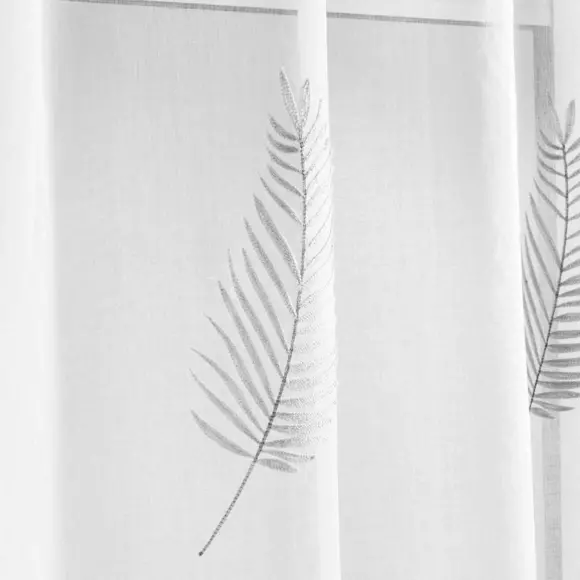 Vitrage (140 x 240 cm) Palmeor Zilverkleurig 2