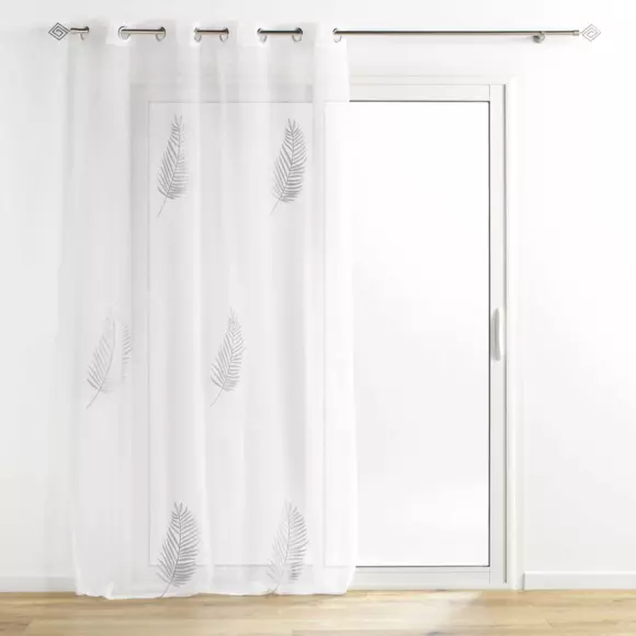 Voilage (140 x 240 cm) Palmeor Argent 3