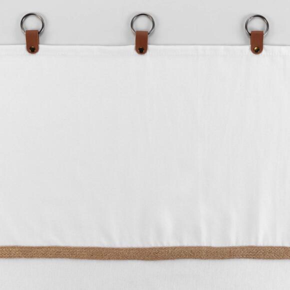 Tenda trasparente (140 x 240 cm) Leana Bianco 3
