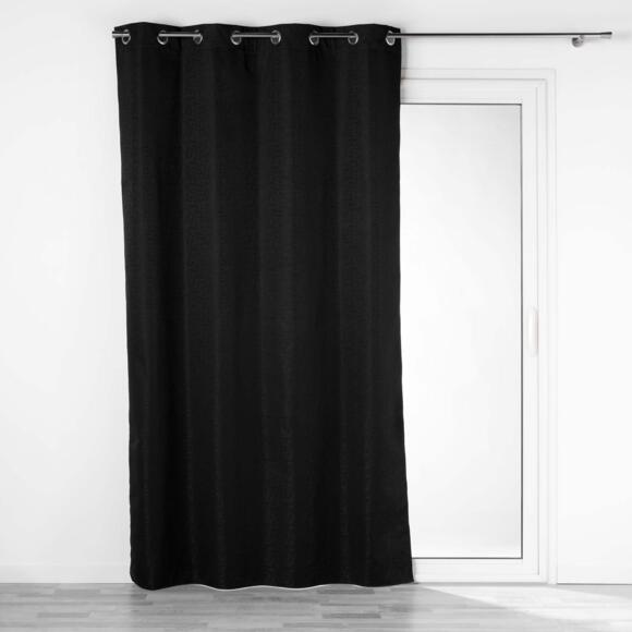 Cortina opaca aislante (140 x 260 cm) Darko Negro 3