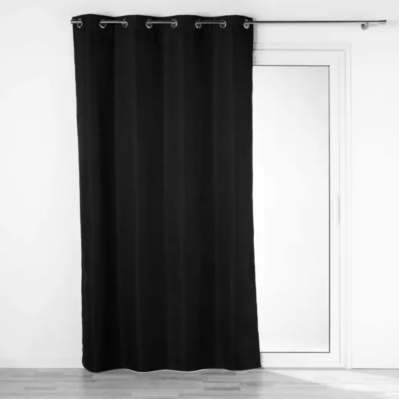 Rideau occultant isolant (140 x 260 cm) Darko Noir 3