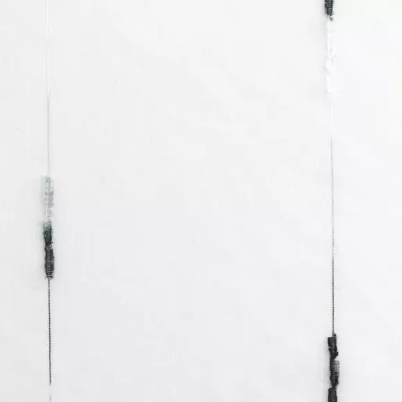 Par de visillos (70 x 240 cm) Chenilla Gris 2