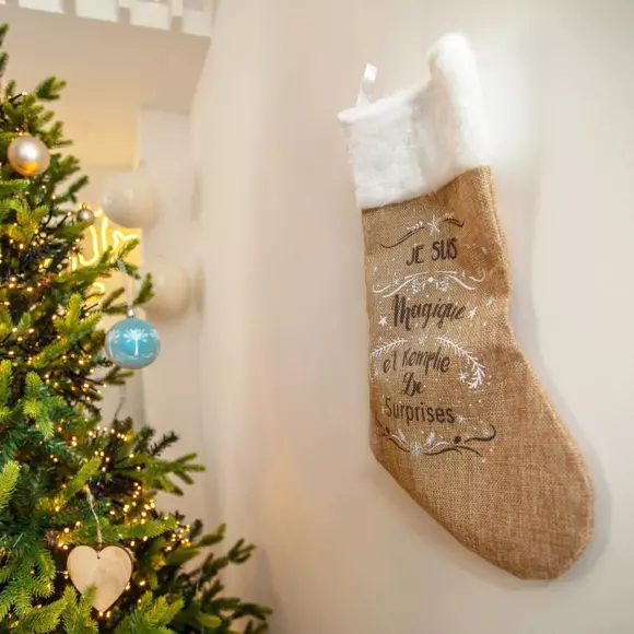 Calcetín de Navidad Yute Mágica 2