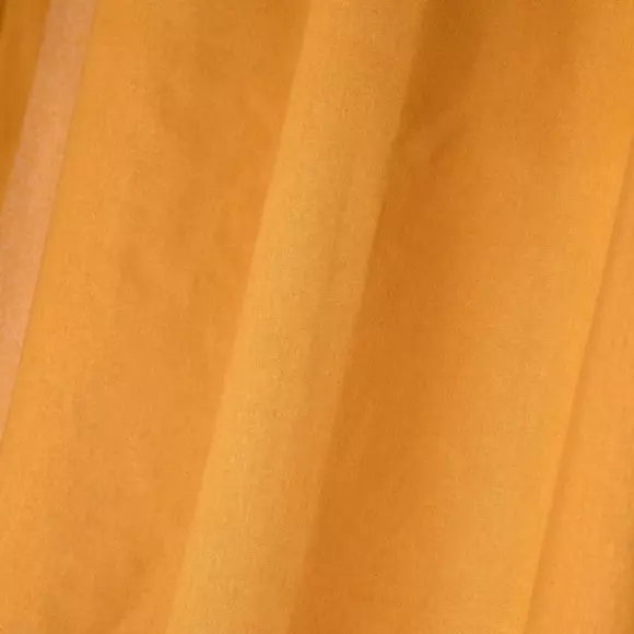 Rideau coton (135 x 240 cm) Duo Jaune safran