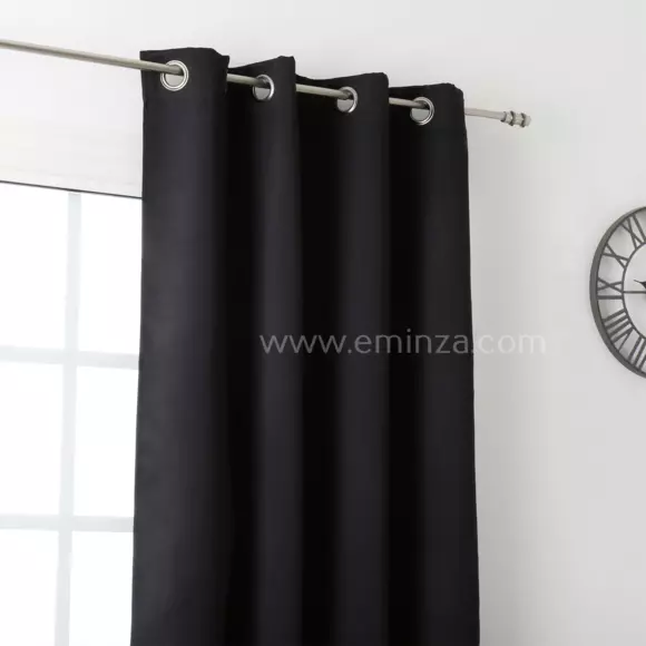 Rideau occultant (140 x H280 cm) Notte Noir 3