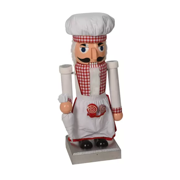 Gran Casse-noisette chef H110 cm musical, en mouvement et luminoso 2