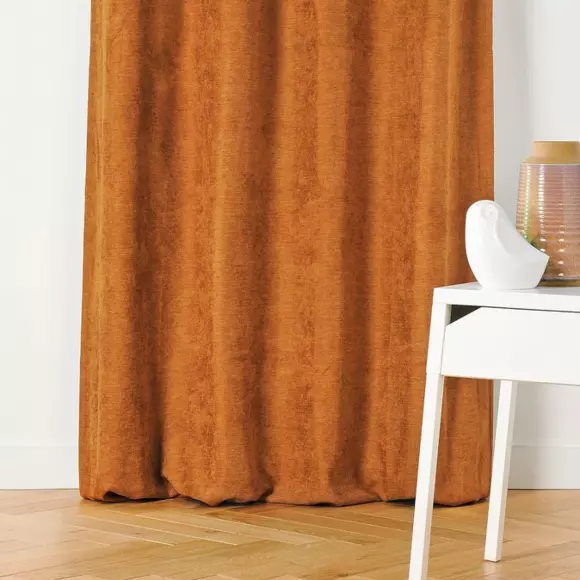 Rideau occultant isolant (140 x H260 cm) Alaska Orange clair 3