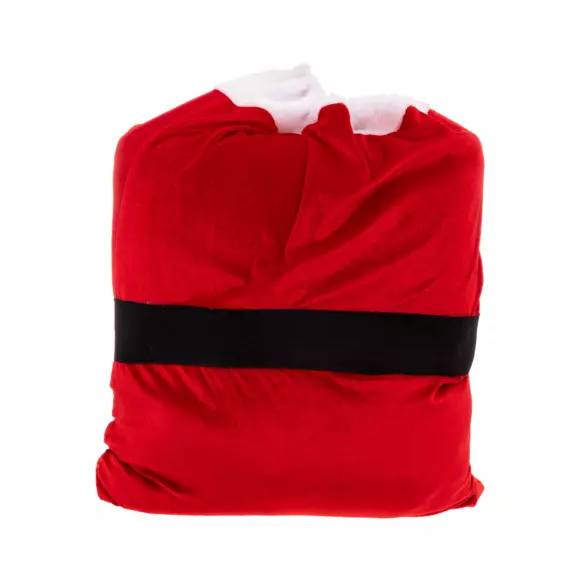 Bolsa regalo de tejido Chaqueta de Papá Noel Rojo 2