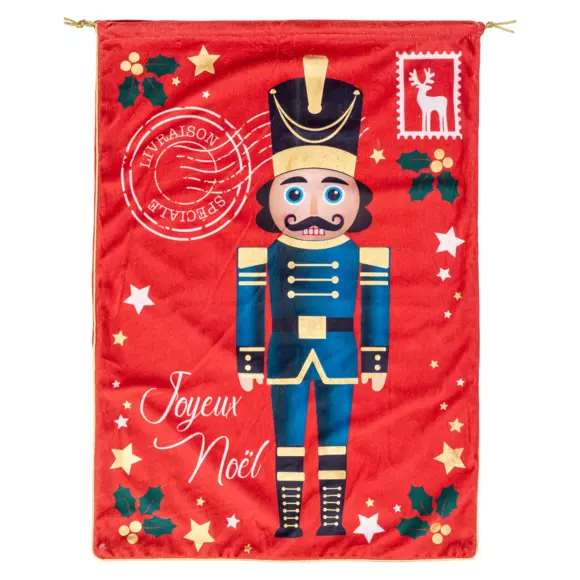 Bolsa regalo de tejido El Cascanueces Rojo 2