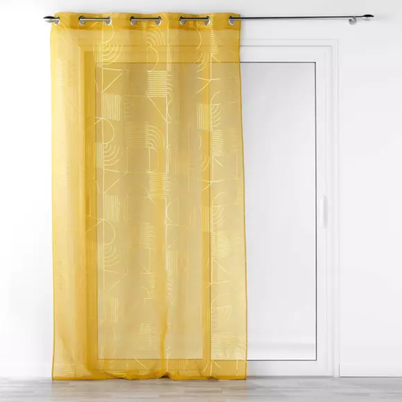 Voilage (140 x 280 cm) Lineor Jaune 3