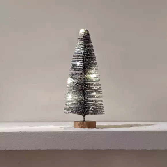 Sapin lumineux Lidy 20 cm Argent  2