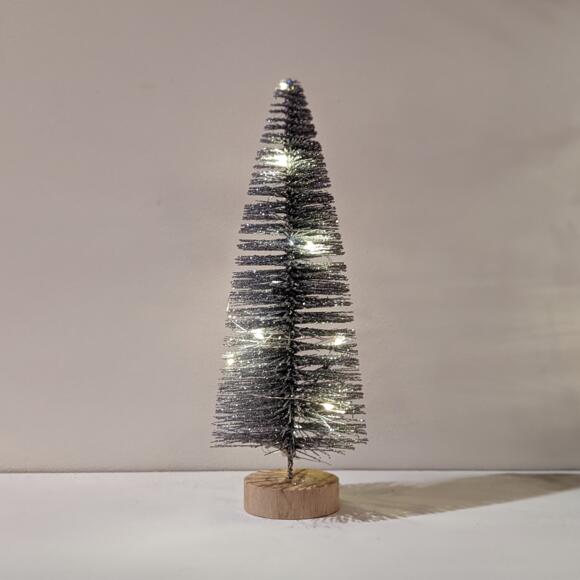 Kerstboom lumineux Lidy 30 cm zilver 2
