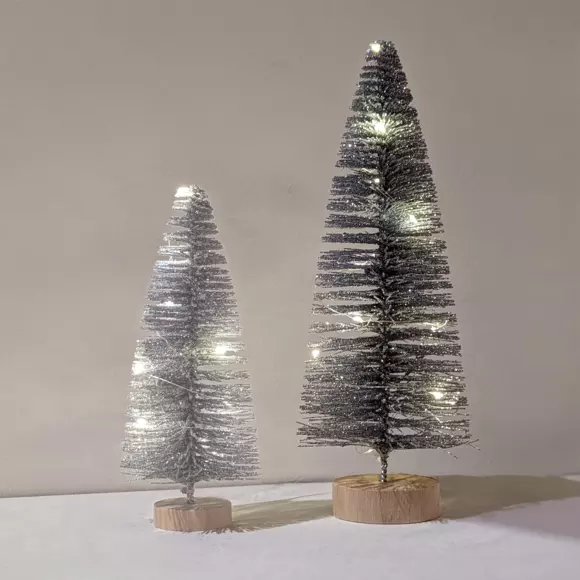 Deko-Tanne Lidy 30 cm Silber 3