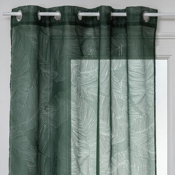 Tenda trasparente (140 x 240 cm) Feuilles Verde cedro 2