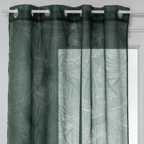 Visillo (140 x 240 cm) Hoja Verde cedro 2