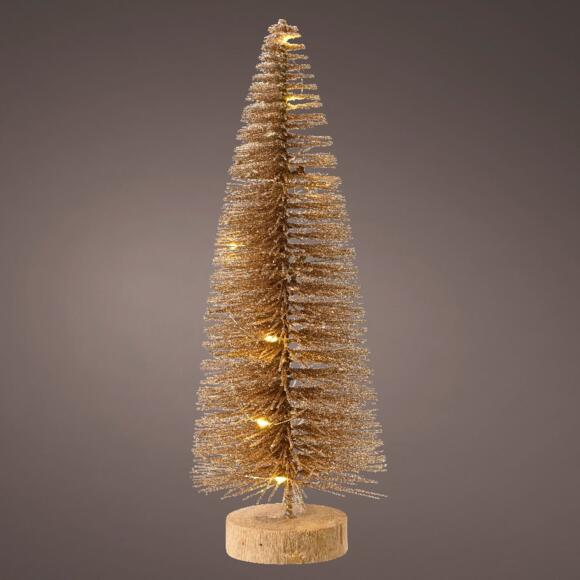 Árbol de Navidad lumineux Lidy 30 cm Oro 2