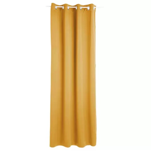 Rideau occultant (140 x 260 cm) Ella Jaune ocre 4