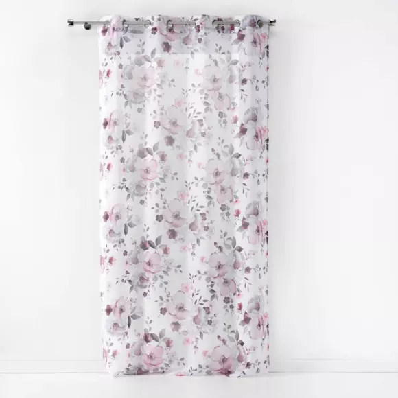 Voilage (140 x 240 cm) Velvet flower Blanc 3