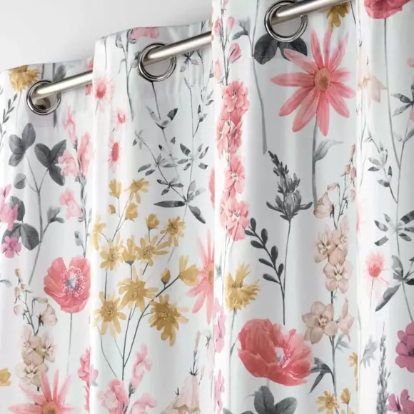Cortina  semi-opaca(140 x 240 cm) Florabella Blanco 3