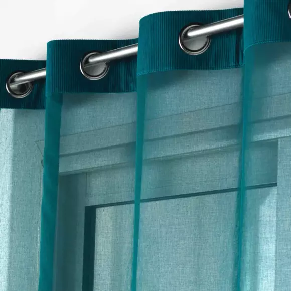 Voilage (140 x 240 cm) Casual Bleu pétrole 2