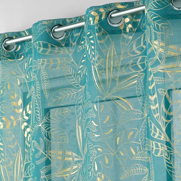 Voilage (140 x 240 cm) Belflor Vert émeraude 2