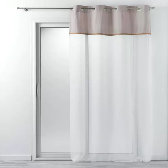 Vitrage (140 x 240 cm) Kelonia Taupe 3