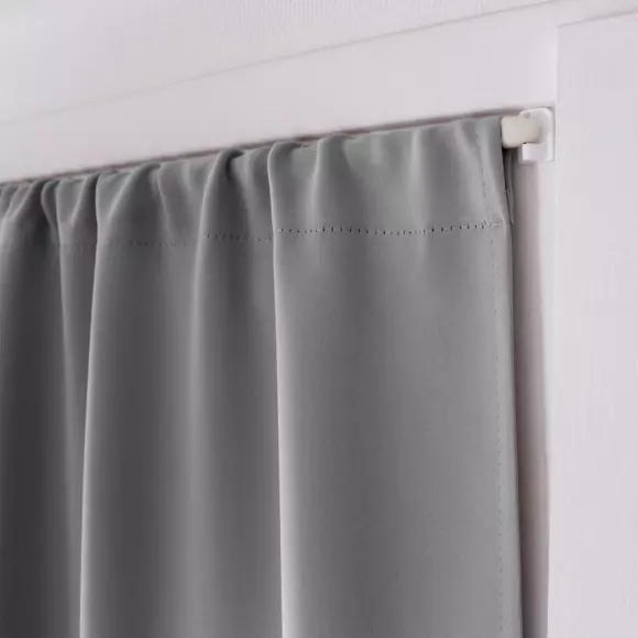 Cortina opaca con trabillas (90 x 210 cm) Night Gris claro