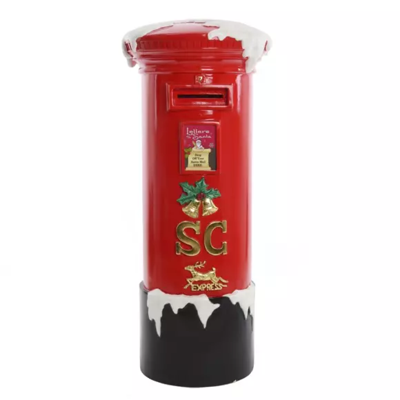 Boîte aux lettres Géante Santa Rouge 2