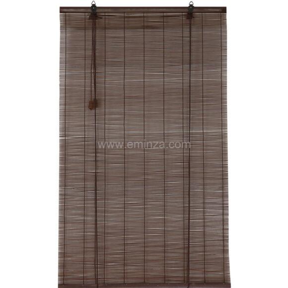 Tenda a rullo in legno (60 x H180 cm) Bambù Cioccolato 2
