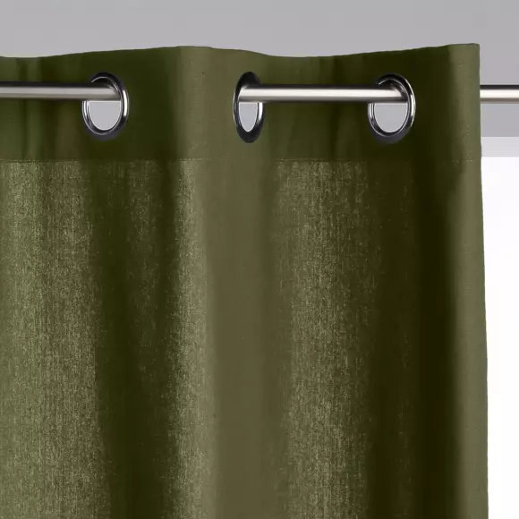 Cortina semi opaca (140 x 260 cm) Datara Verde kaki 2