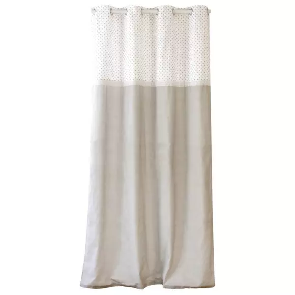 Cortina (140 x Altura 240 cm) Romance encaje  Natural 2
