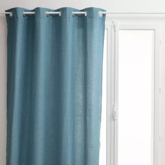 Cortina semi opaca (140 X 260 cm) Tanis Azul trullo 2