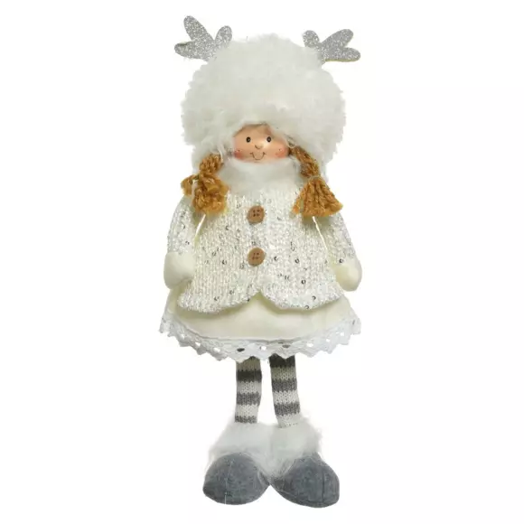 Lutin de Noël Fillette Elia H40 cm 7