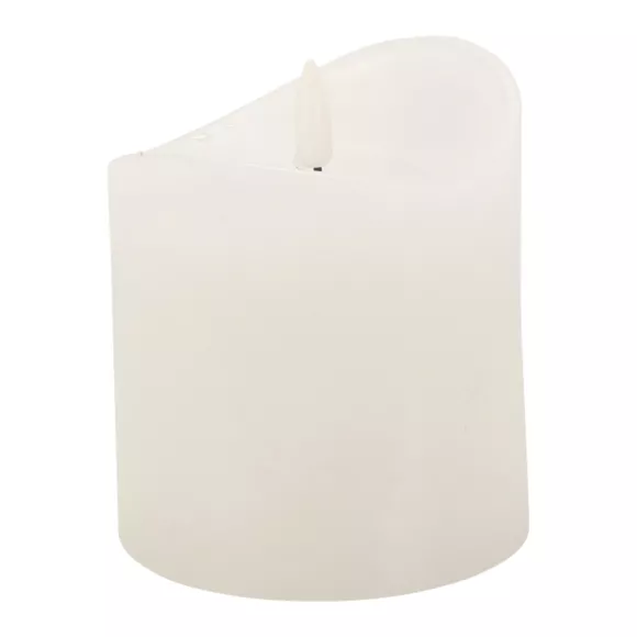 Bougie à piles LED (H12 cm) Axelle Blanc