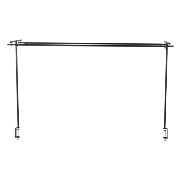 Barra decoración de mesa doble negro