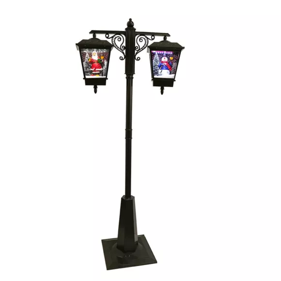 Lampadaire illuminé Figurines  Noir 2