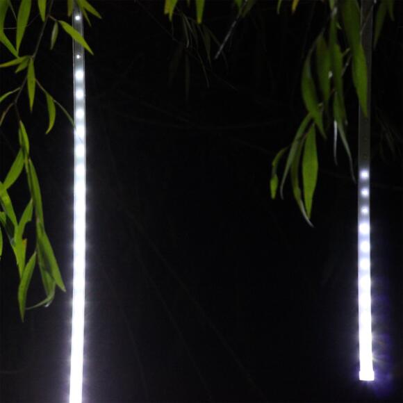 Eiszapfen-Lichterkette L6 m Lauflicht Kaltweiß 210 LEDs 2
