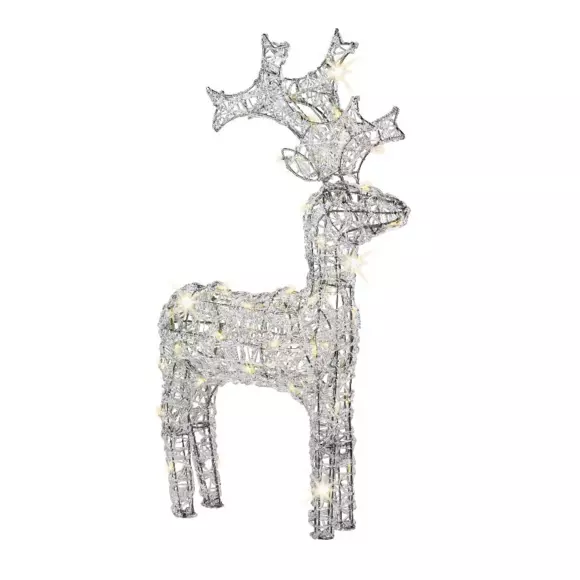 Renne lumineux Pilou Blanc chaud 80 LED 2