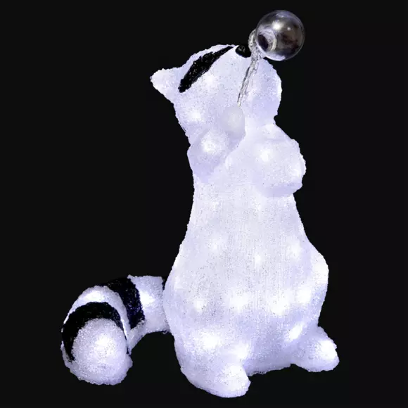 Raton laveur luminoso blanco frío 60 LED 2