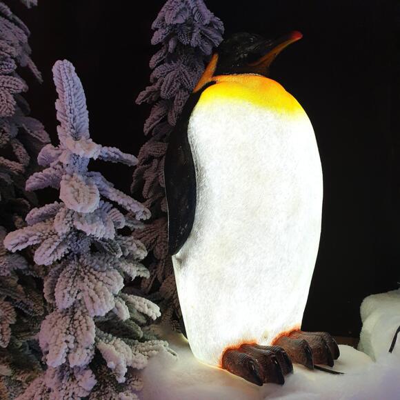 Verlichte pinguïn Zélian Koudwit 8 LED 3