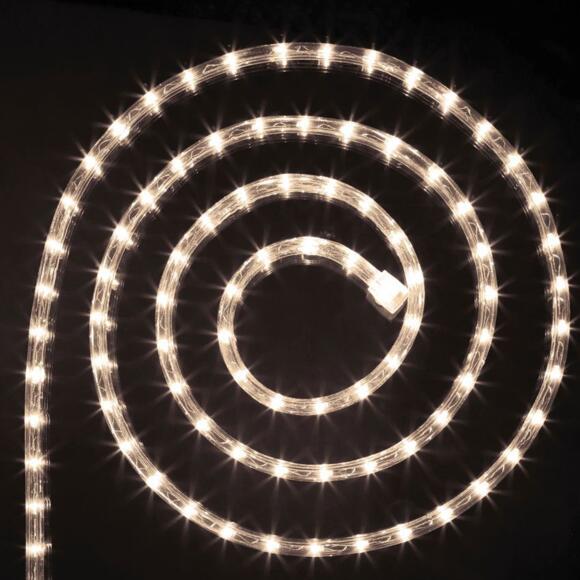 Verlichte slang 10 m Warm wit 180 LED 2