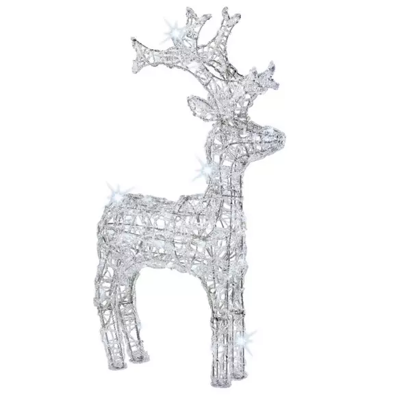 Renne lumineux Pilou Blanc froid 120 LED 2