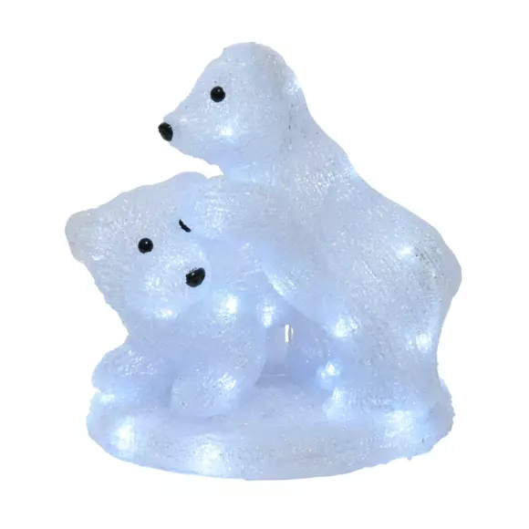 Oursons  lumineux blanc froid 40 LED 3